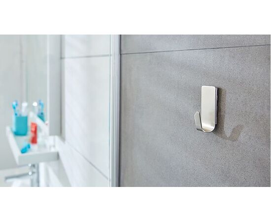 Водостойкий самоклеящийся металлический крючок Tesa Powerstrips [T59765-00000-00] (до 2 кг) фотография 11